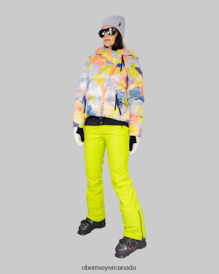 Obermeyer Women Calypso Down Jacket PT4J117 Clothing Paintbrush