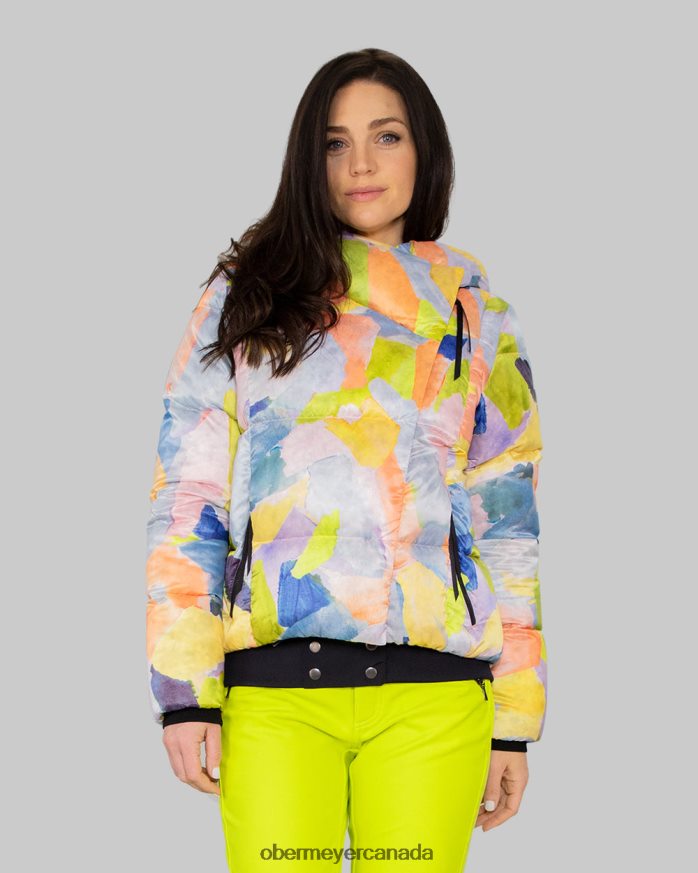 Obermeyer Women Calypso Down Jacket PT4J117 Clothing Paintbrush