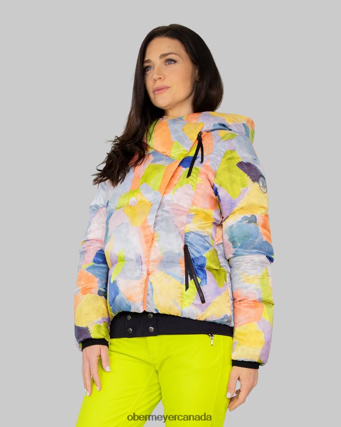 Obermeyer Women Calypso Down Jacket PT4J117 Clothing Paintbrush