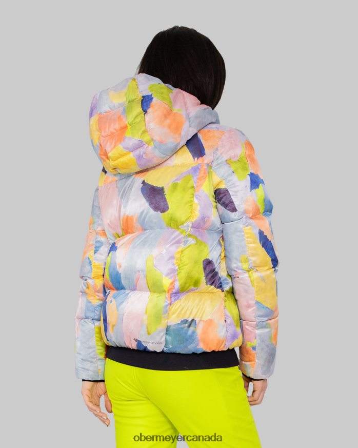 Obermeyer Women Calypso Down Jacket PT4J117 Clothing Paintbrush