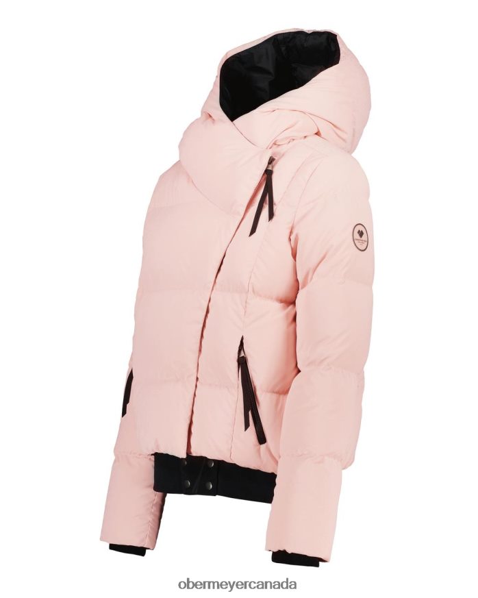 Obermeyer Women Calypso Down Jacket PT4J119 Clothing Pink Champagne