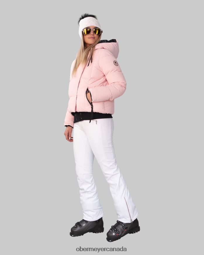 Obermeyer Women Calypso Down Jacket PT4J119 Clothing Pink Champagne
