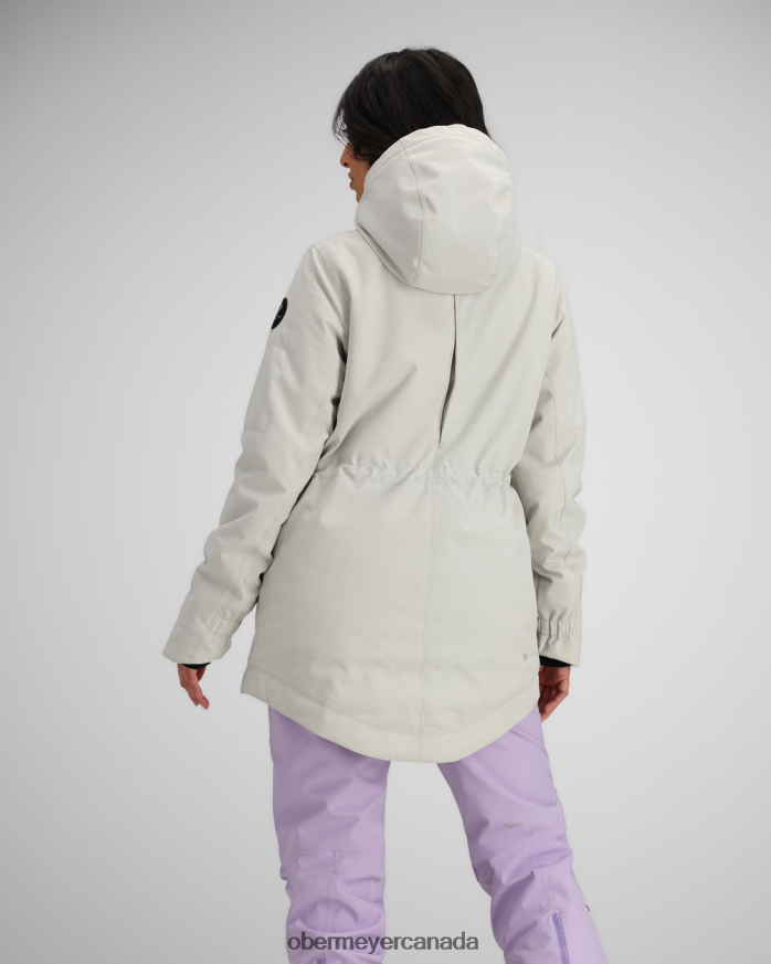 Obermeyer Women Celestia Jacket PT4J210 Clothing Silver Linen