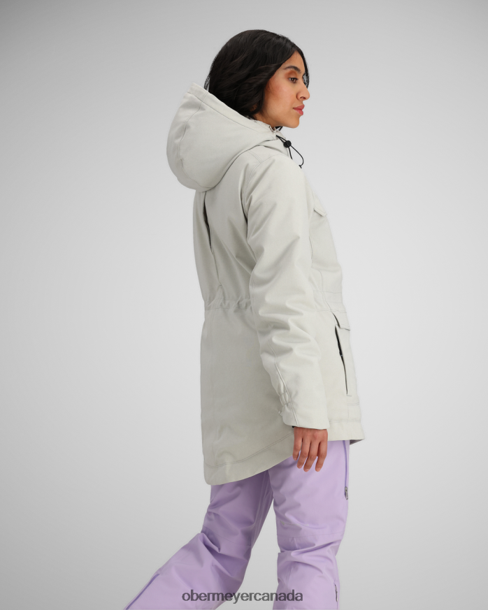 Obermeyer Women Celestia Jacket PT4J210 Clothing Silver Linen