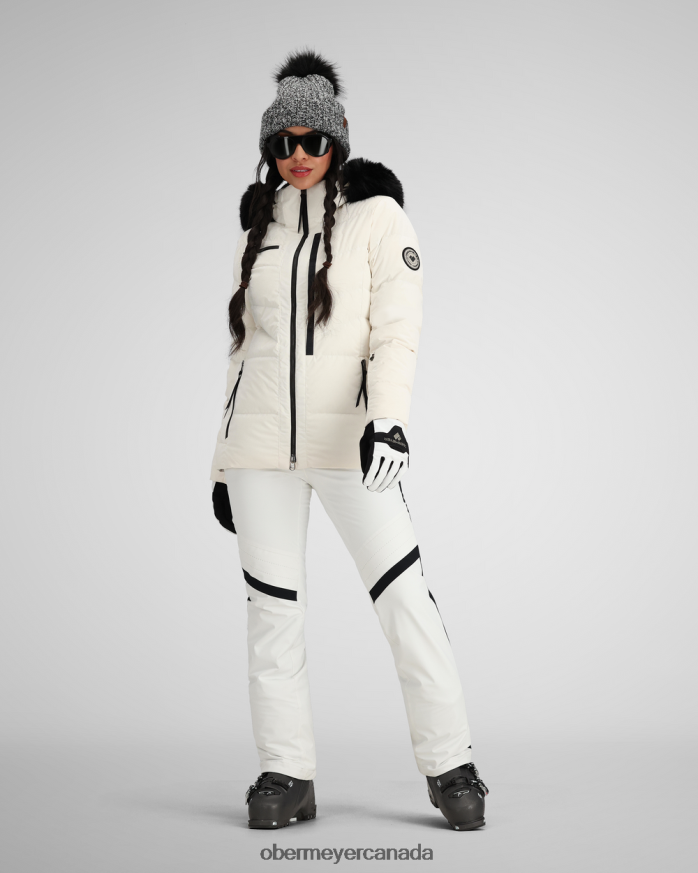 Obermeyer Women Circe Down Jacket PT4J5 Clothing Diamond White