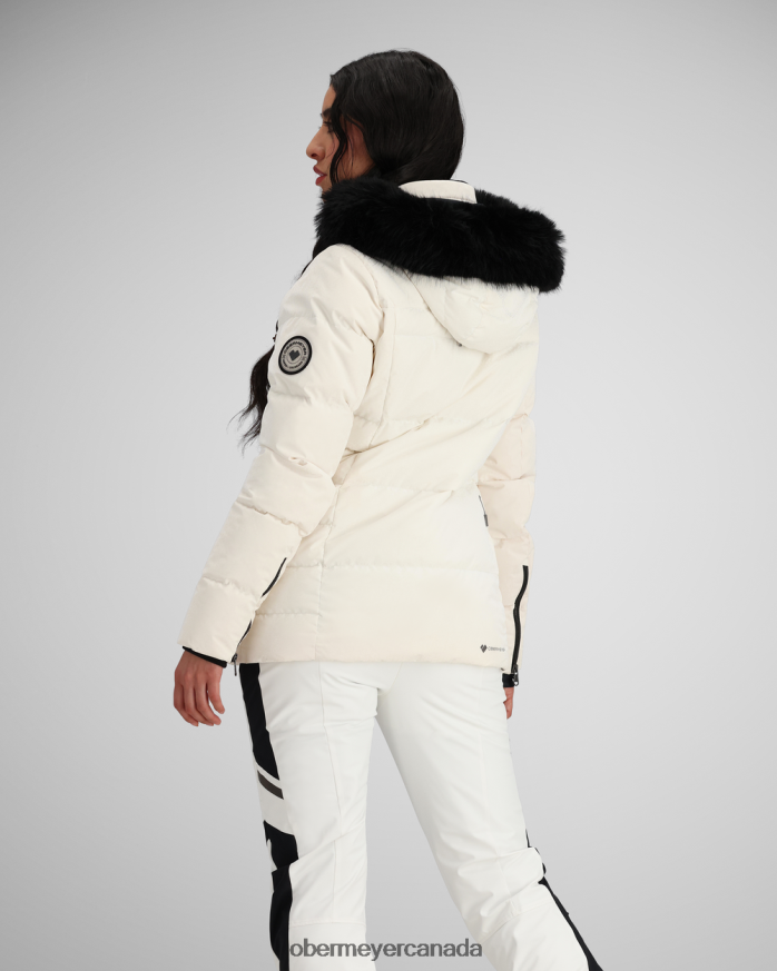 Obermeyer Women Circe Down Jacket PT4J5 Clothing Diamond White