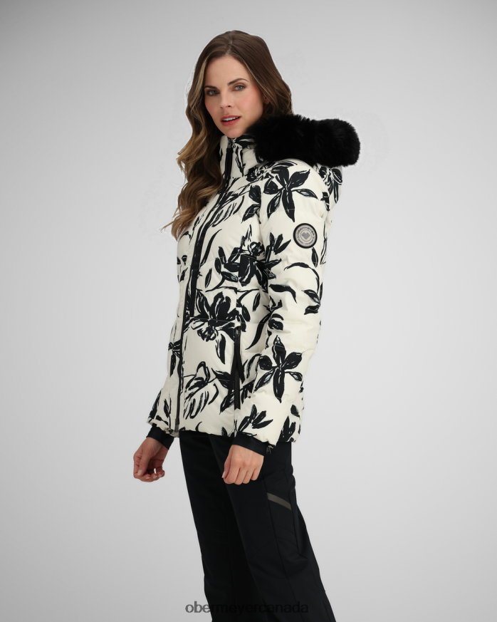 Obermeyer Women Circe Down Jacket PT4J7 Clothing Moonflower