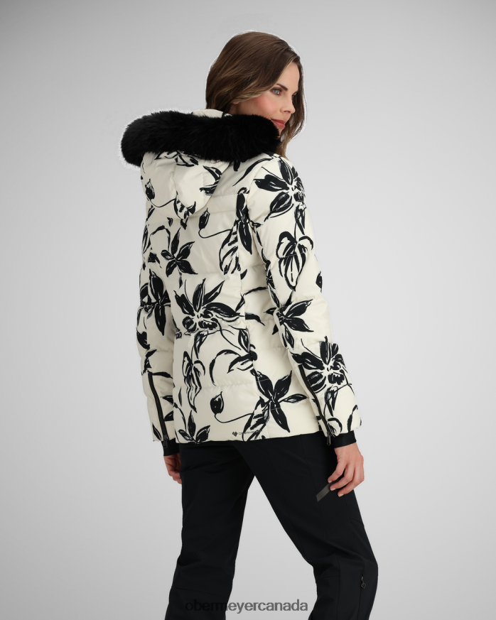 Obermeyer Women Circe Down Jacket PT4J7 Clothing Moonflower
