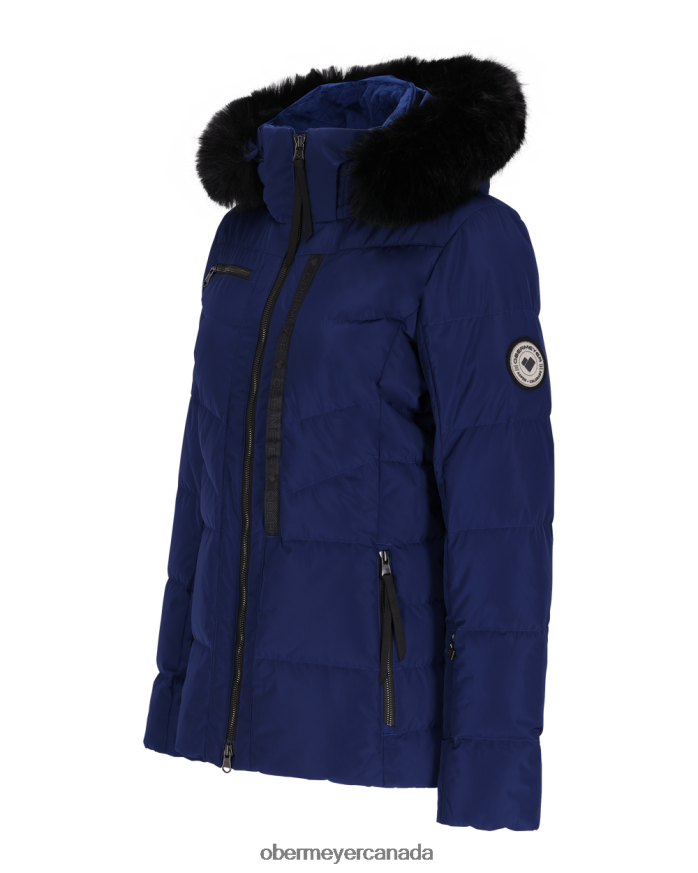 Obermeyer Women Circe Down Jacket PT4J8 Clothing Navy