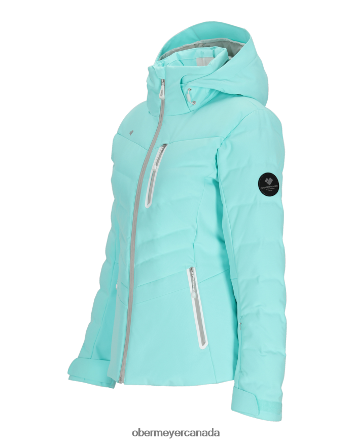 Obermeyer Women Cosima Down Jacket PT4J10 Clothing Cloudless