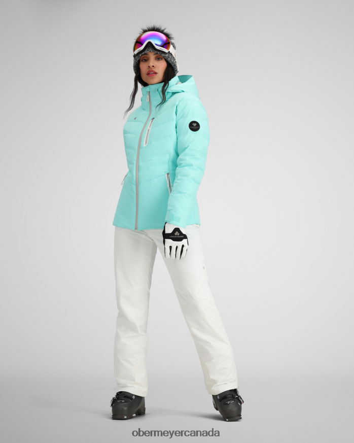 Obermeyer Women Cosima Down Jacket PT4J10 Clothing Cloudless
