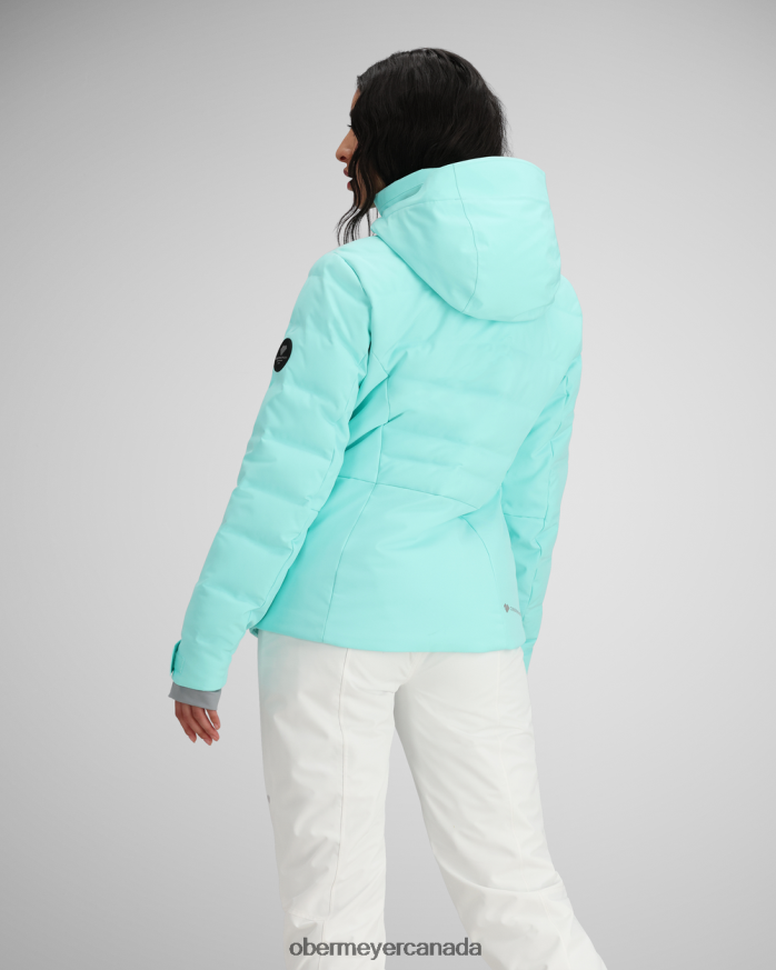 Obermeyer Women Cosima Down Jacket PT4J10 Clothing Cloudless