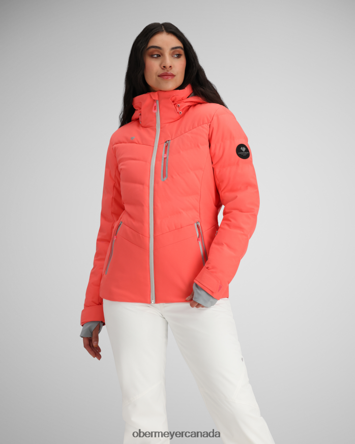 Obermeyer Women Cosima Down Jacket PT4J12 Clothing Confetti