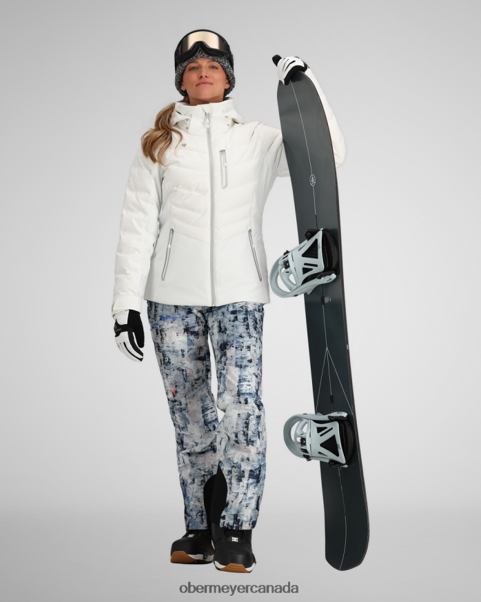 Obermeyer Women Cosima Down Jacket PT4J13 Clothing White