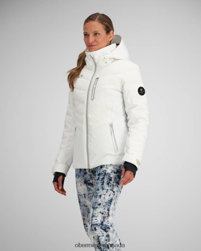 Obermeyer Women Cosima Down Jacket PT4J13 Clothing White
