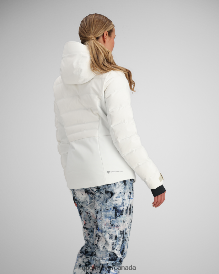 Obermeyer Women Cosima Down Jacket PT4J13 Clothing White