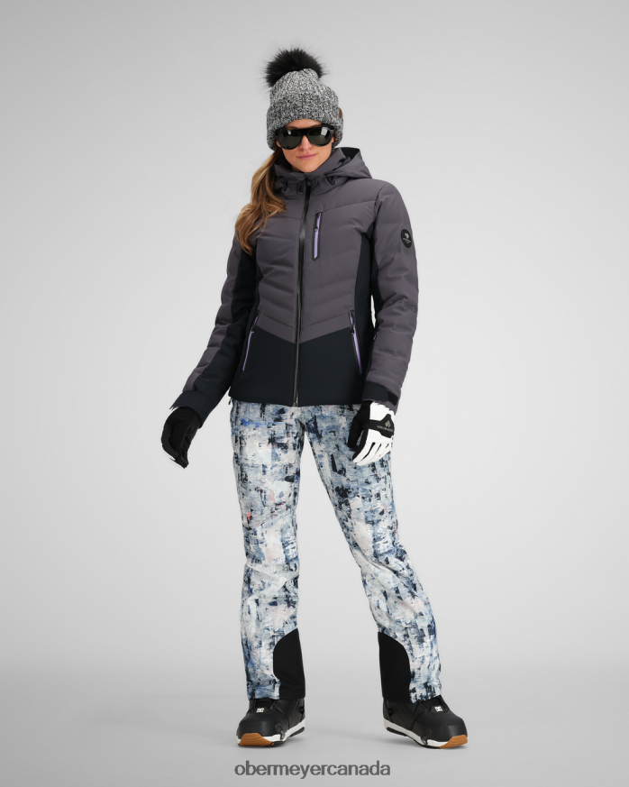 Obermeyer Women Cosima Down Jacket PT4J14 Clothing Basalt