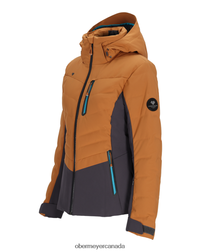 Obermeyer Women Cosima Down Jacket PT4J16 Clothing Brown Sugar
