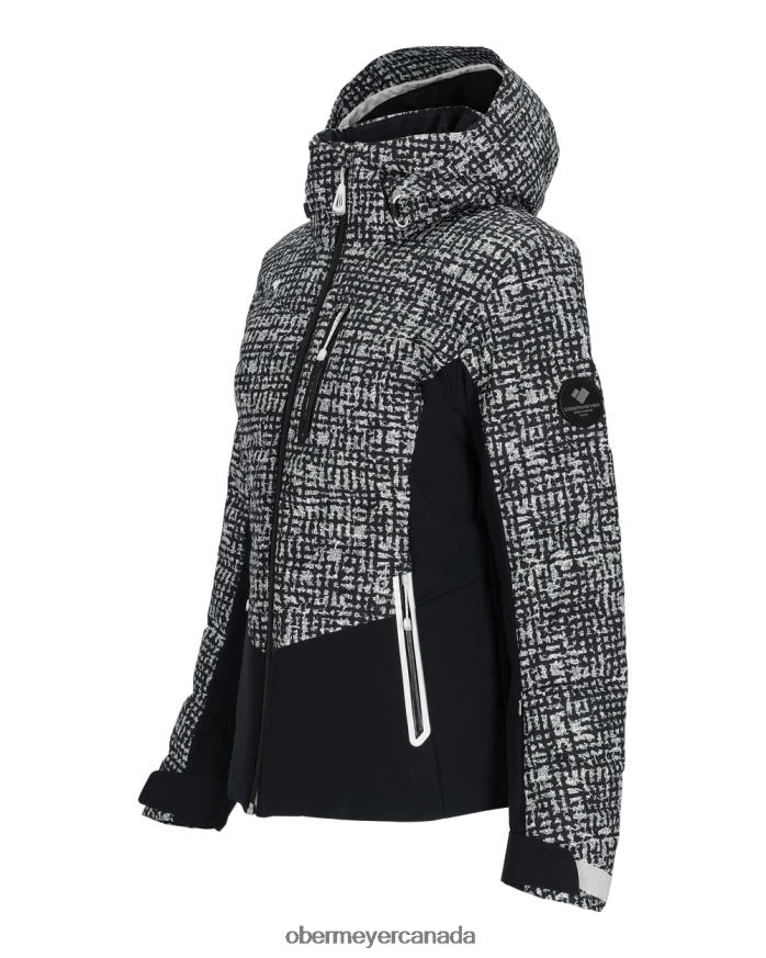 Obermeyer Women Cosima Down Jacket PT4J18 Clothing Tweed Me Right