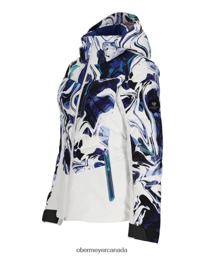 Obermeyer Women Cosima Down Jacket PT4J19 Clothing Glacier Melt
