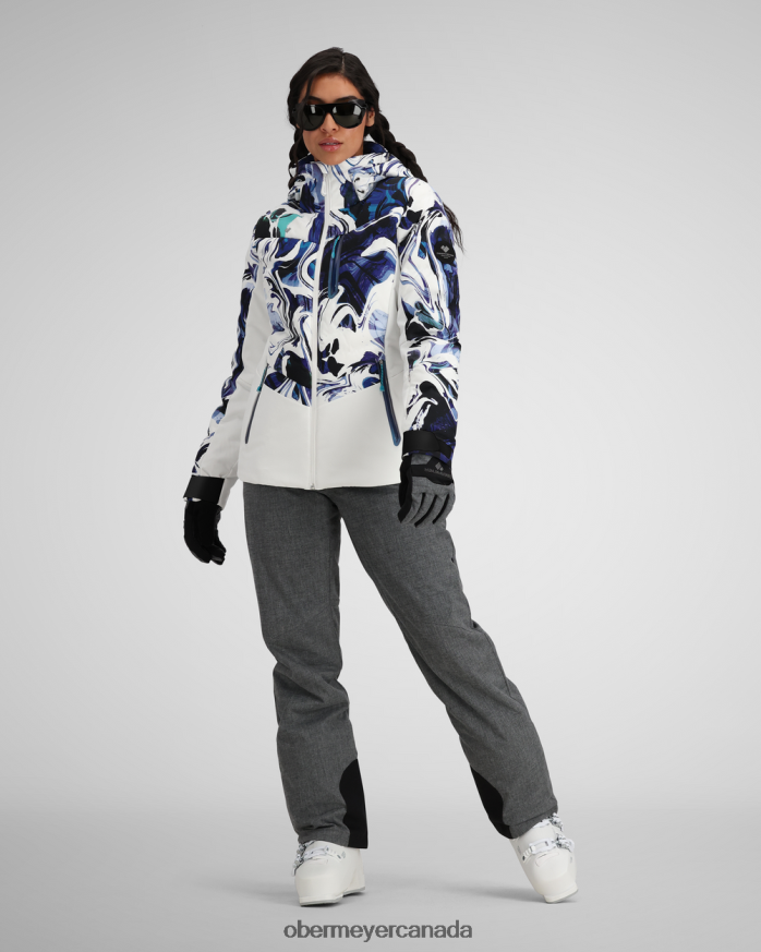Obermeyer Women Cosima Down Jacket PT4J19 Clothing Glacier Melt