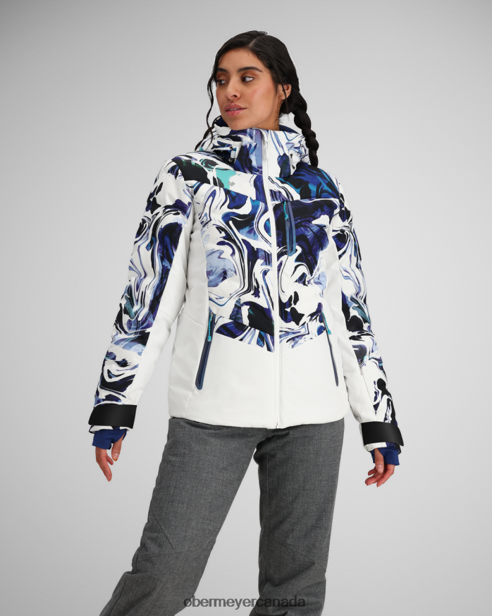Obermeyer Women Cosima Down Jacket PT4J19 Clothing Glacier Melt