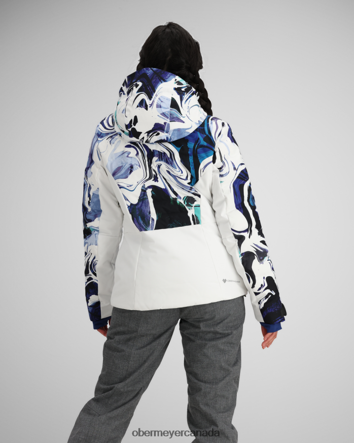 Obermeyer Women Cosima Down Jacket PT4J19 Clothing Glacier Melt