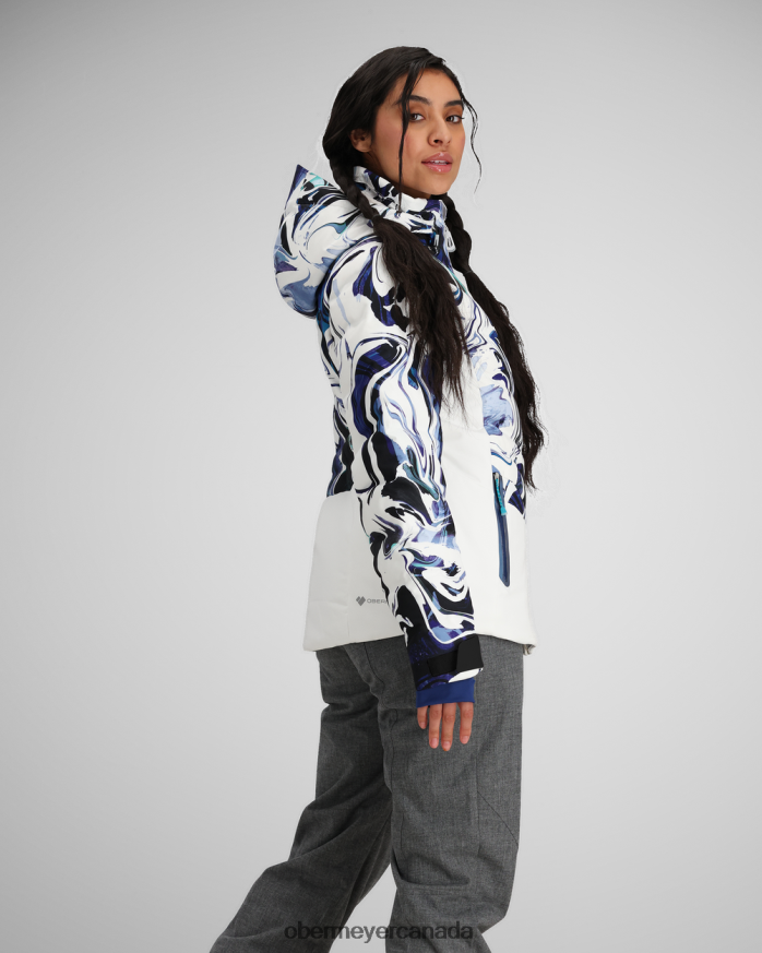 Obermeyer Women Cosima Down Jacket PT4J19 Clothing Glacier Melt