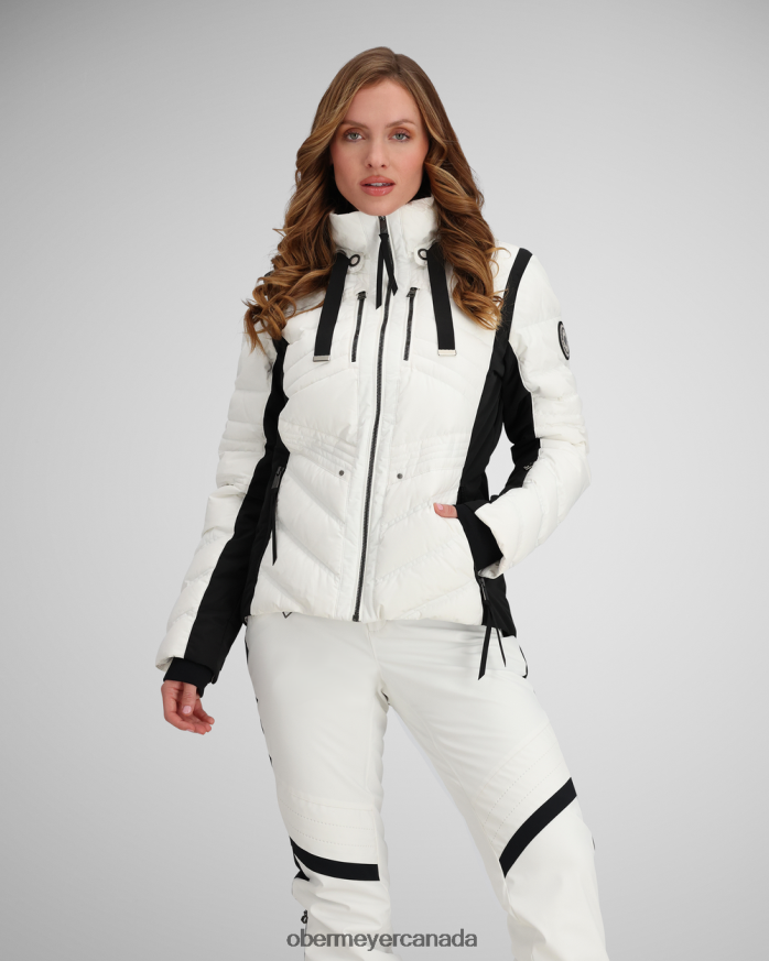 Obermeyer Women Devon Down Jacket PT4J73 Clothing White