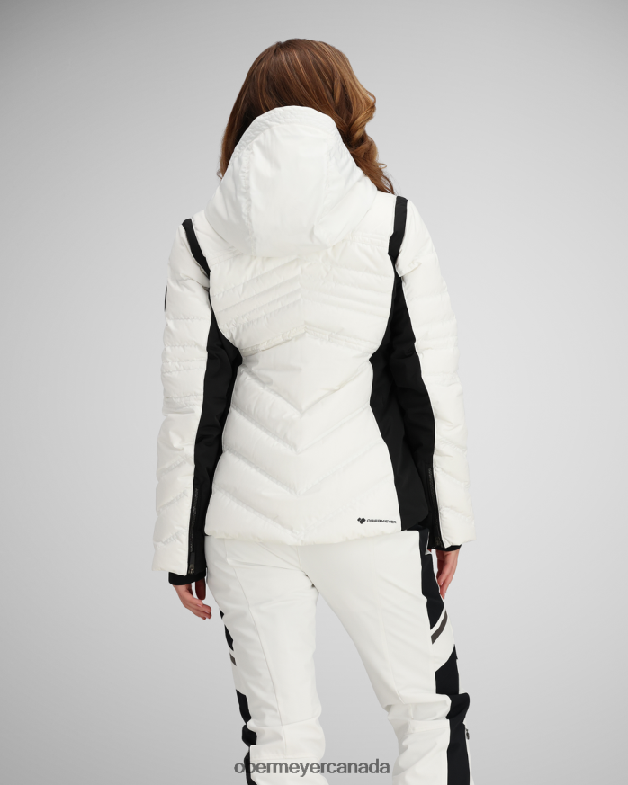 Obermeyer Women Devon Down Jacket PT4J73 Clothing White
