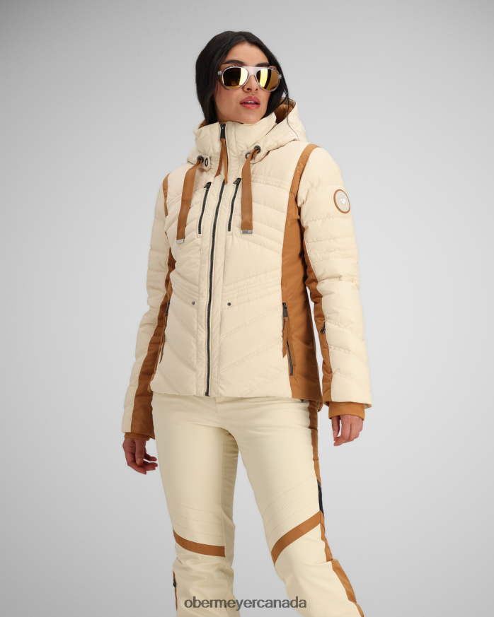 Obermeyer Women Devon Down Jacket PT4J75 Clothing Sandbar