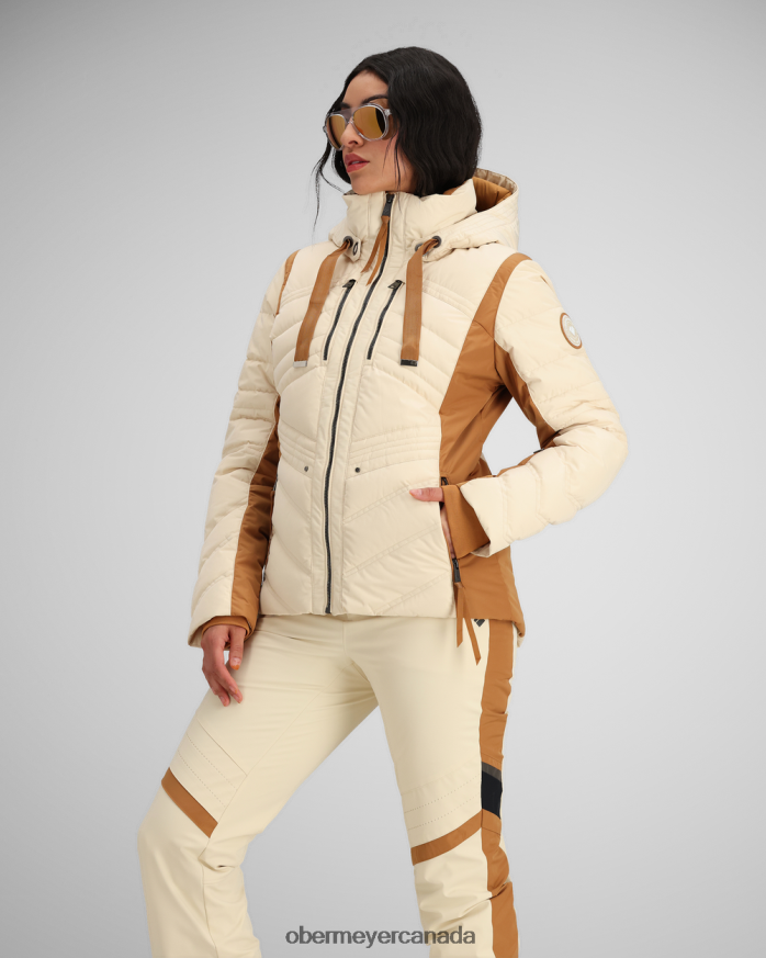 Obermeyer Women Devon Down Jacket PT4J75 Clothing Sandbar