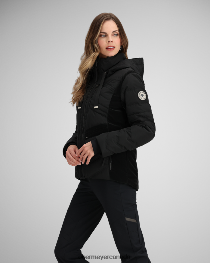 Obermeyer Women Devon Down Jacket PT4J76 Clothing Black