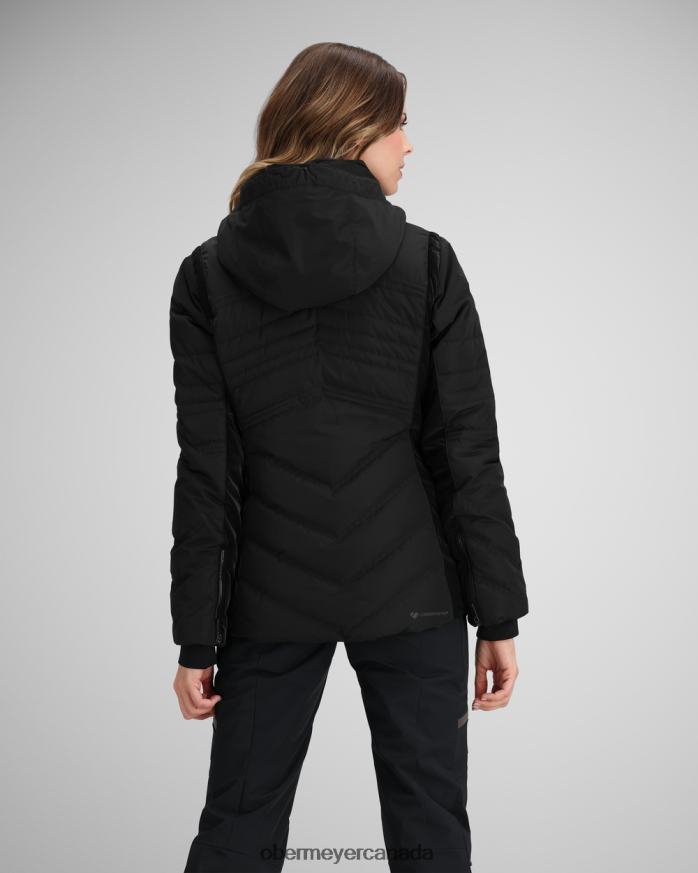 Obermeyer Women Devon Down Jacket PT4J76 Clothing Black