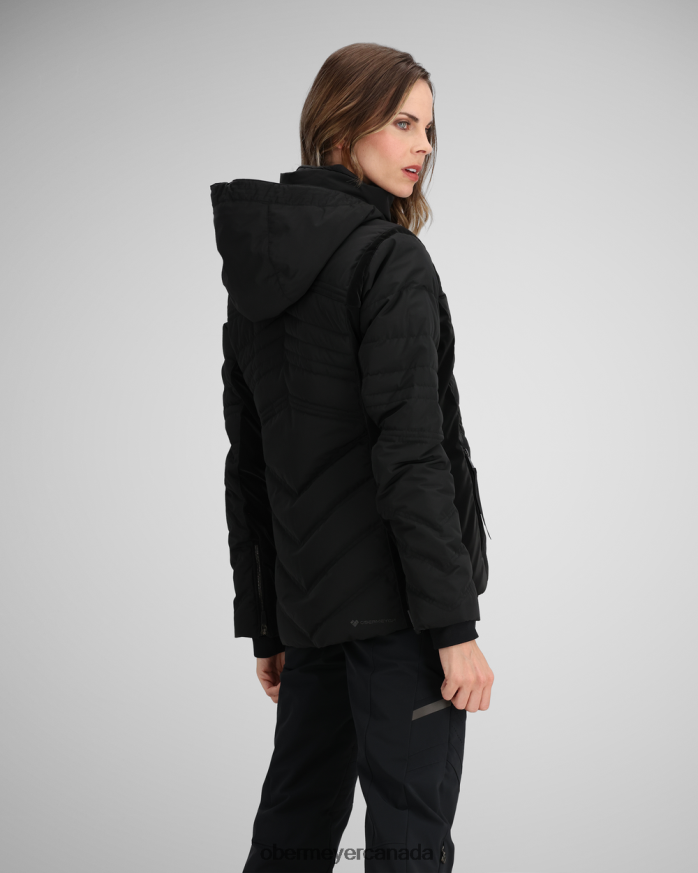 Obermeyer Women Devon Down Jacket PT4J76 Clothing Black