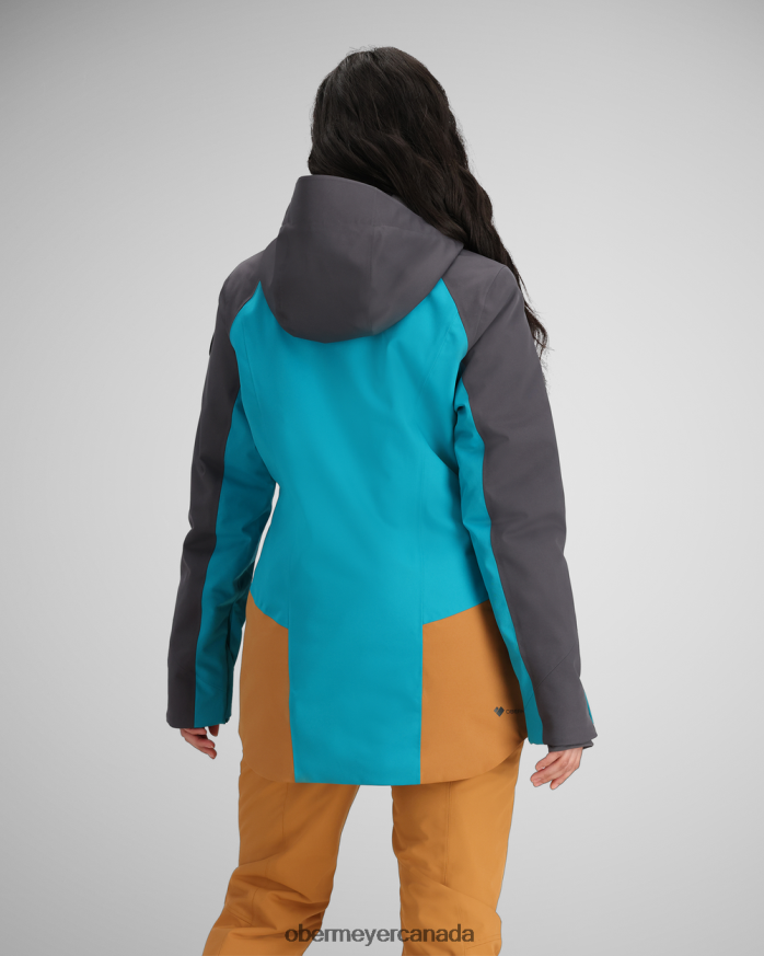 Obermeyer Women First Chair Jacket PT4J22 Clothing Teal Me