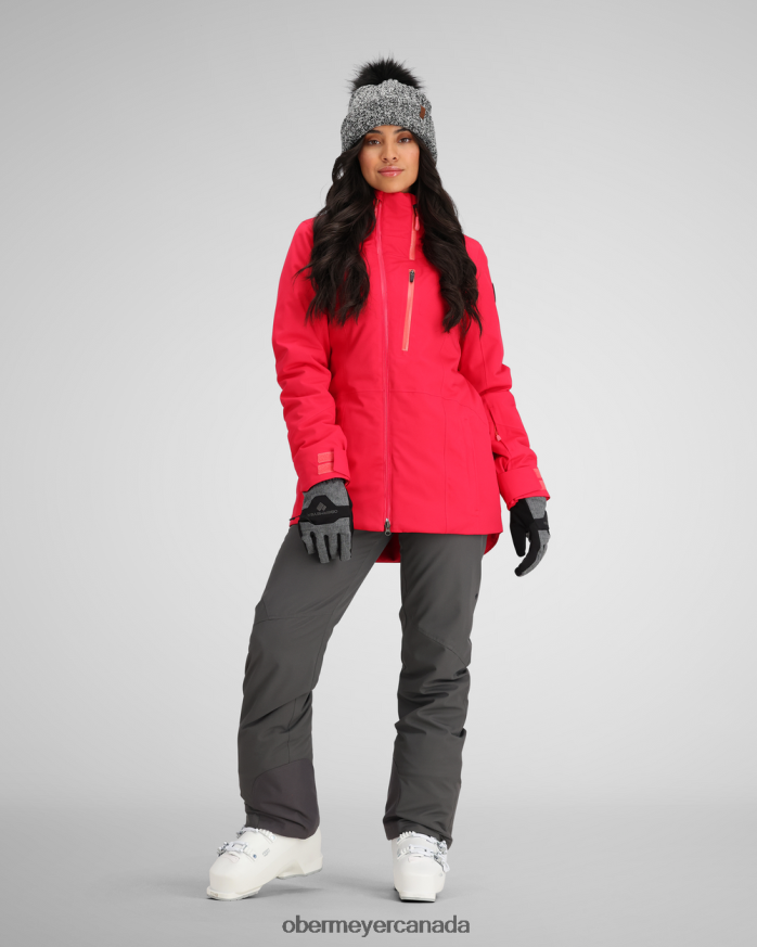 Obermeyer Women First Chair Jacket PT4J24 Clothing Watermelon