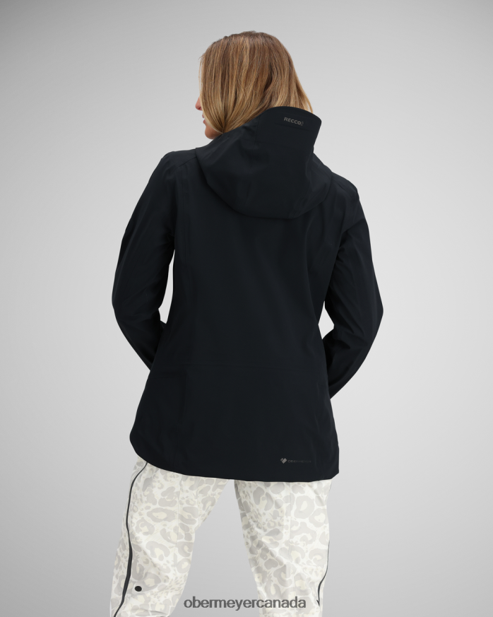 Obermeyer Women Highlands Shell Jacket PT4J84 Clothing Black