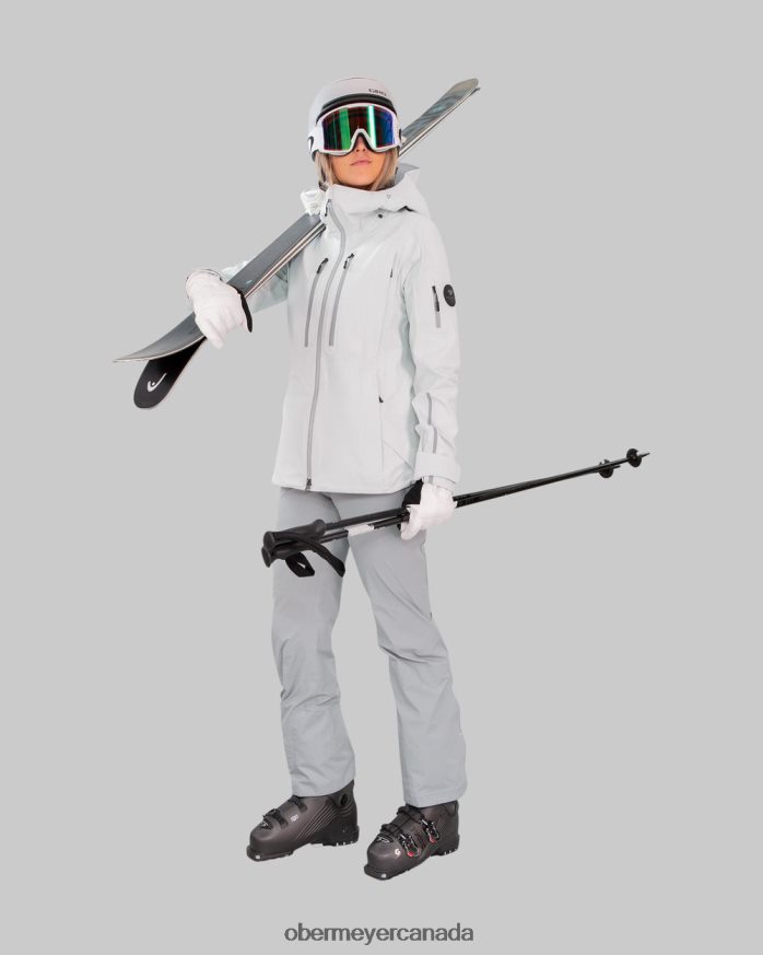 Obermeyer Women Highlands Shell Jacket PT4J85 Clothing Frosted