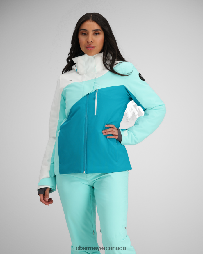 Obermeyer Women Jette Jacket PT4J58 Clothing Teal Me