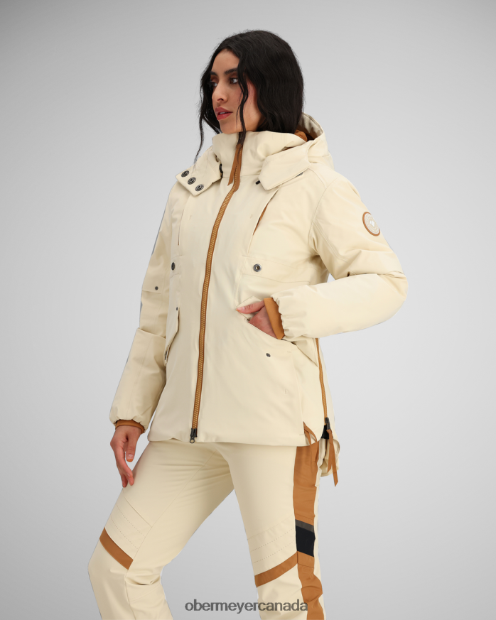 Obermeyer Women Meribel Down Jacket PT4J229 Clothing Sandbar