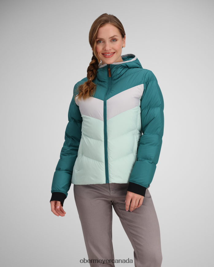 Obermeyer Women Peyton Down Jacket PT4J243 Clothing Salt Water