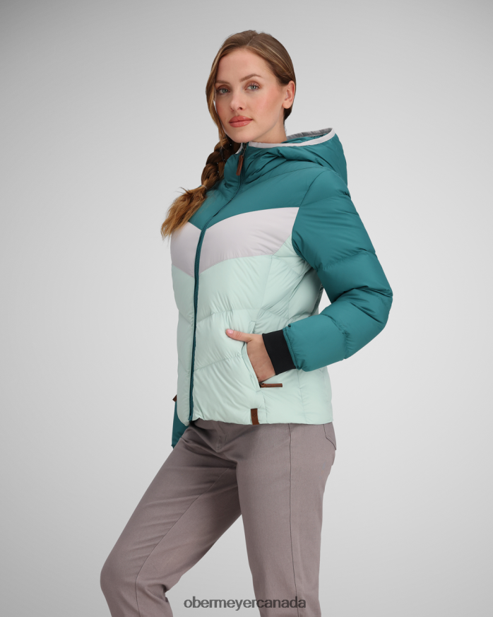 Obermeyer Women Peyton Down Jacket PT4J243 Clothing Salt Water