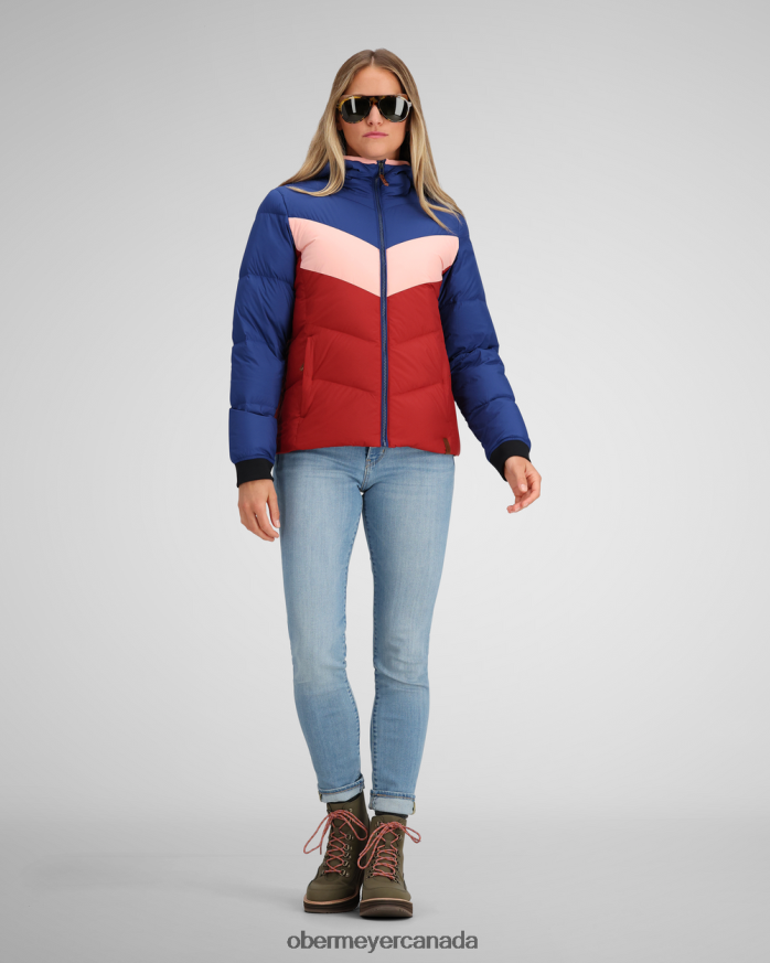 Obermeyer Women Peyton Down Jacket PT4J244 Clothing Cherry Wood