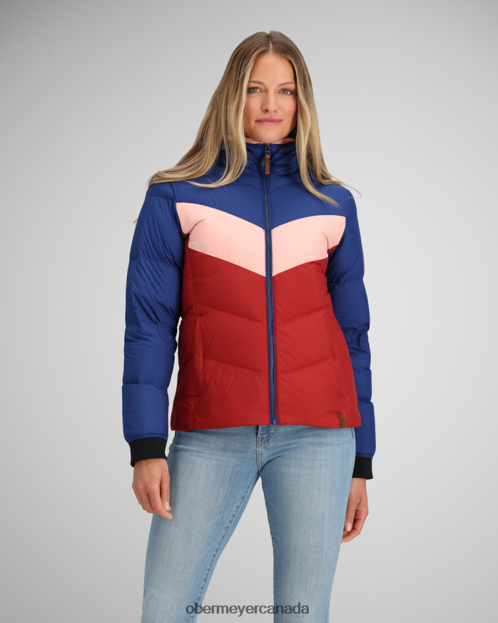 Obermeyer Women Peyton Down Jacket PT4J244 Clothing Cherry Wood