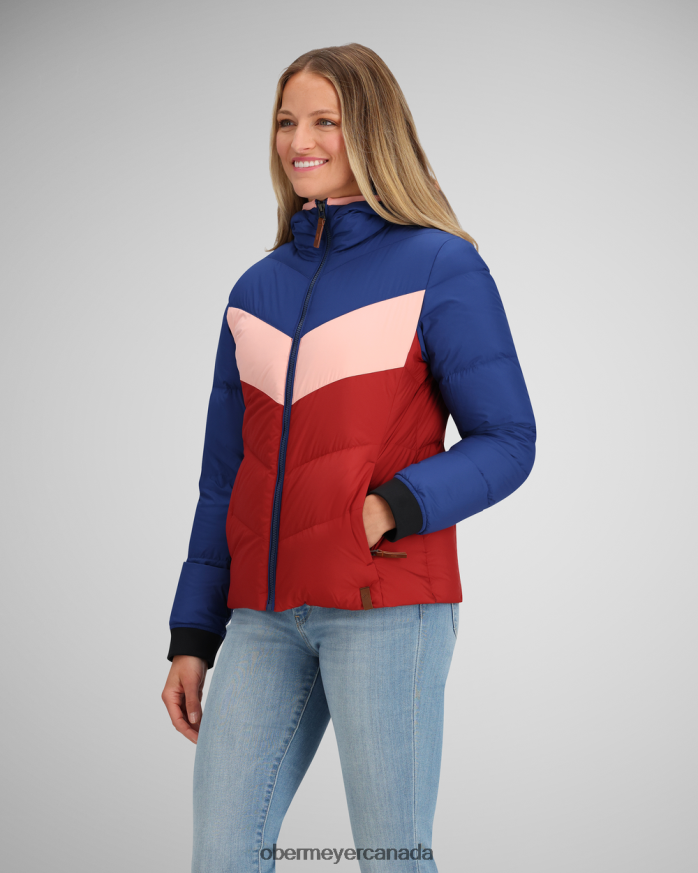 Obermeyer Women Peyton Down Jacket PT4J244 Clothing Cherry Wood