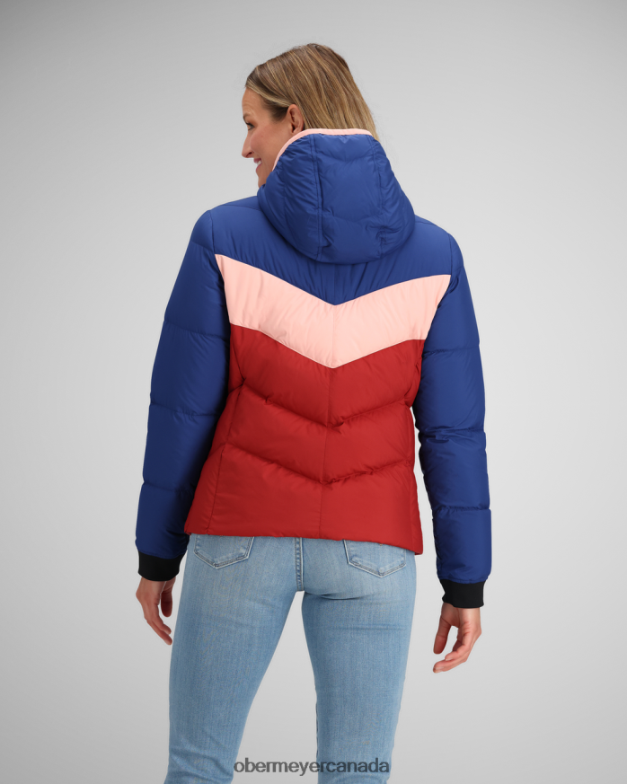 Obermeyer Women Peyton Down Jacket PT4J244 Clothing Cherry Wood