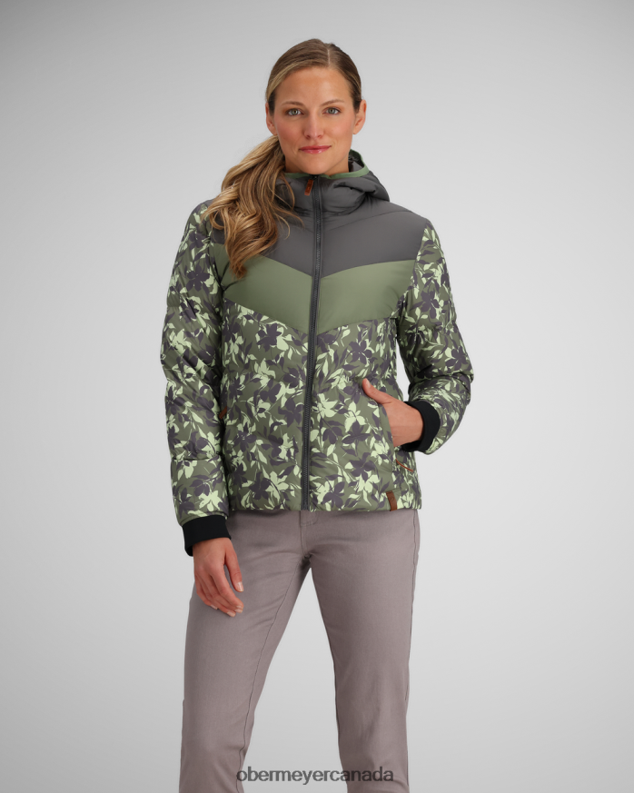 Obermeyer Women Peyton Down Jacket PT4J245 Clothing Fresh Sprigs