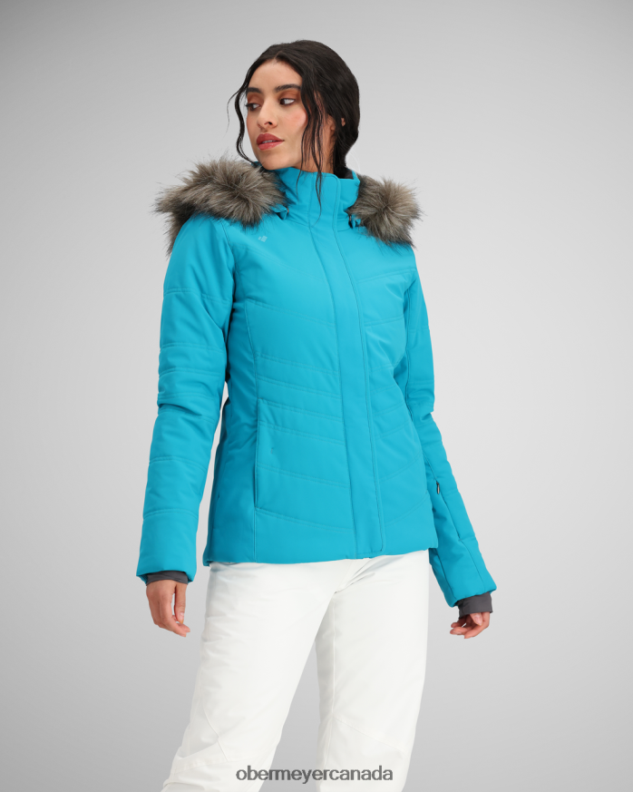 Obermeyer Women Tuscany Elite Jacket PT4J155 Clothing Teal Me