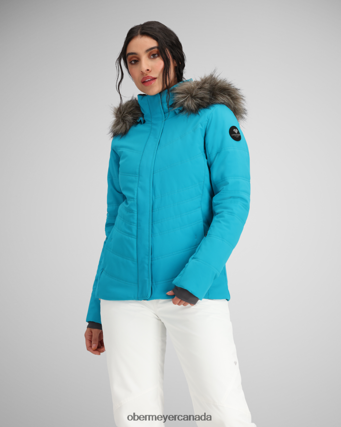 Obermeyer Women Tuscany Elite Jacket PT4J155 Clothing Teal Me